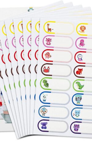 128pcs Name Labels for Kids